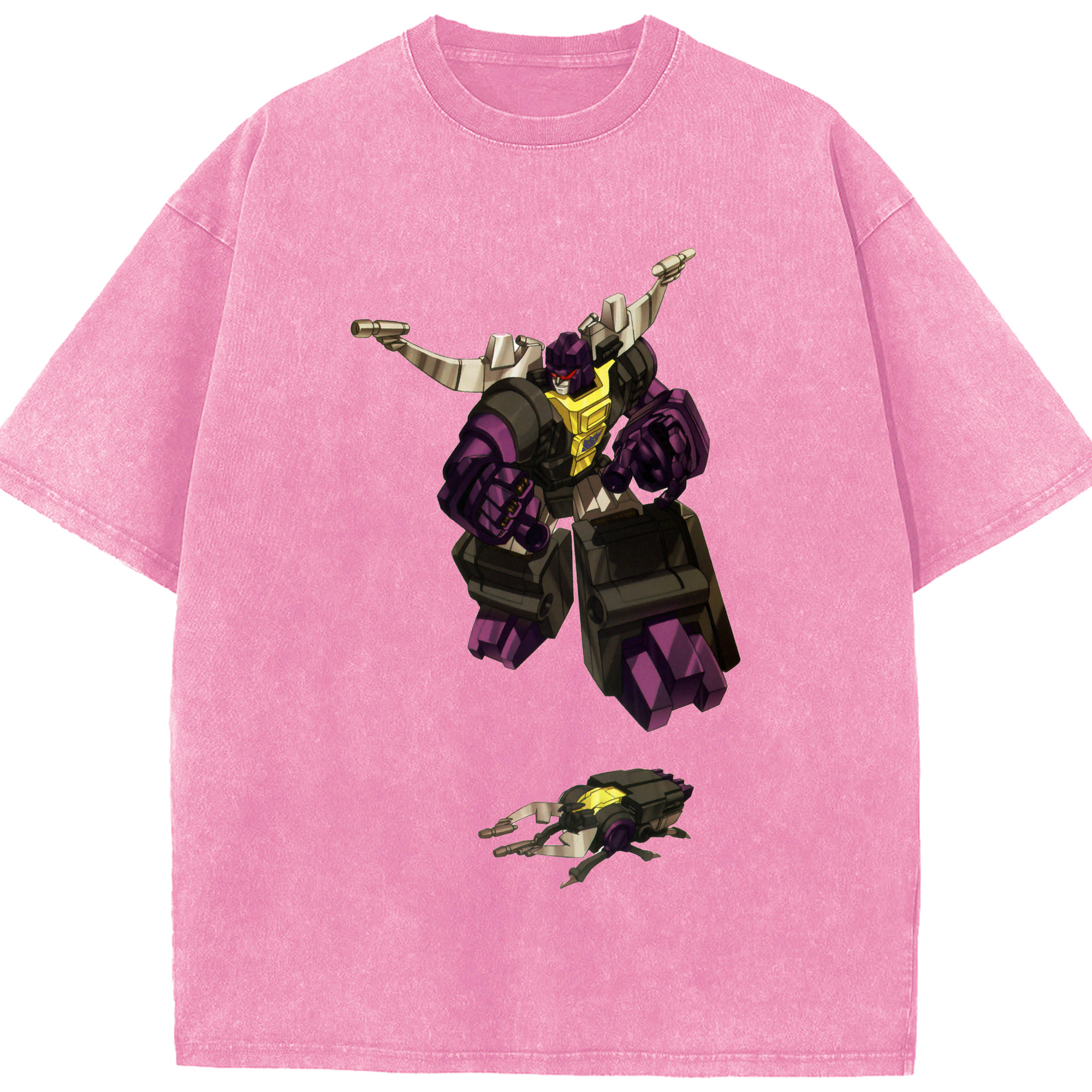 （画像用）  綿100% ヴィンテージ風 半袖Tシャツ（フロントプリント）
